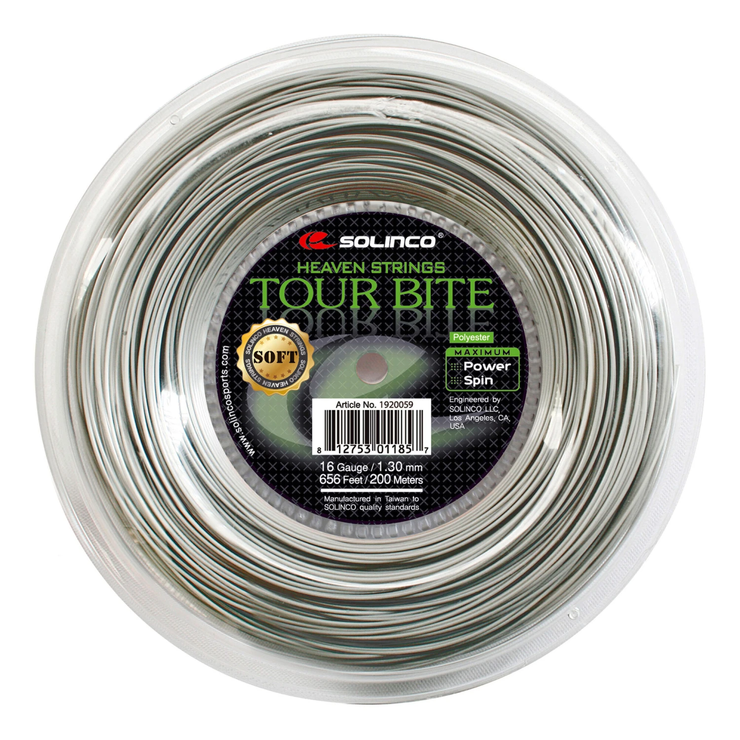 Tour Bite Soft Saitenrolle 200m - Silber 3 Tour Bite Soft Saitenrolle 200m - Silber