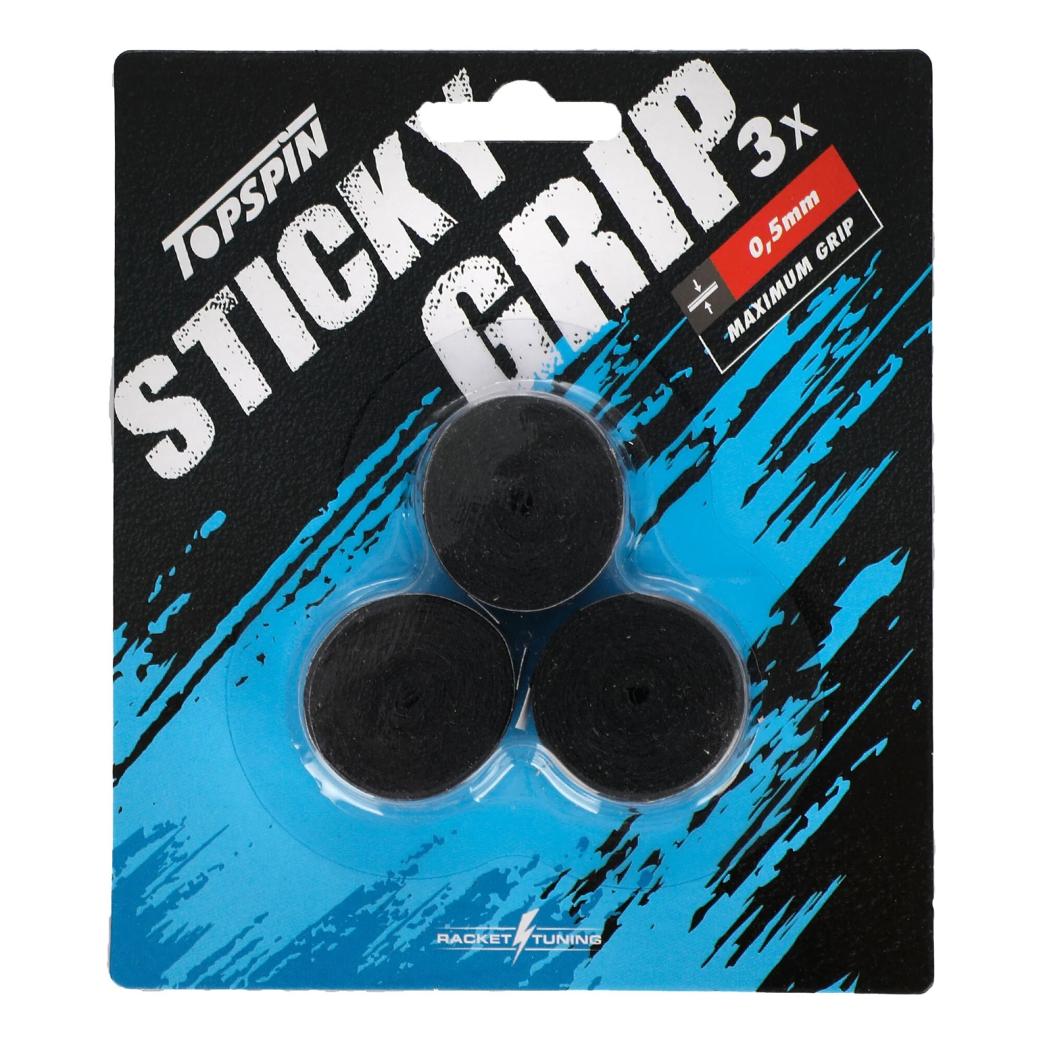 Sticky Grip 3er Pack - Schwarz 3 Sticky Grip 3er Pack - Schwarz