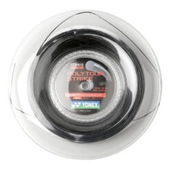 YONEX Poly Tour Strike Saitenrolle 200m - Schwarz