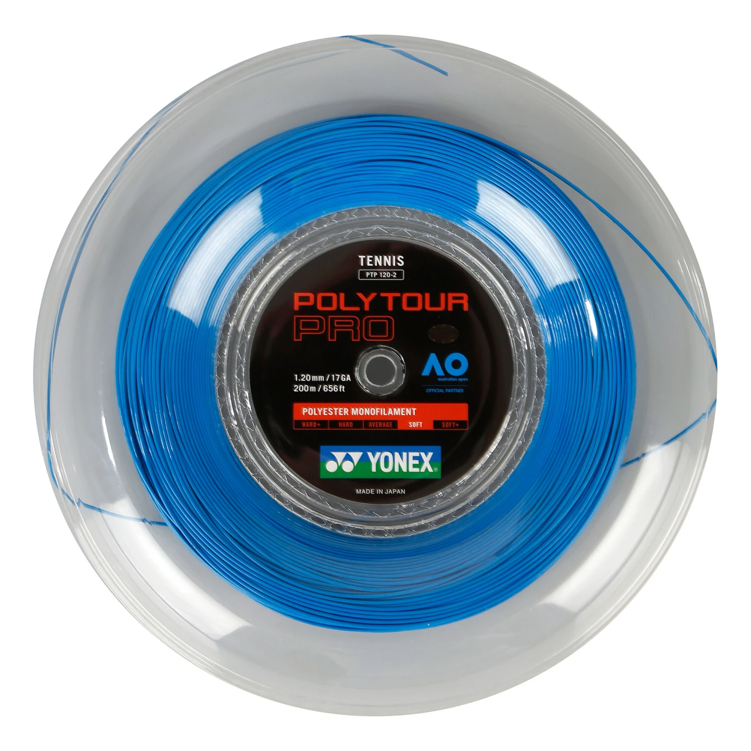 YONEX Poly Tour Pro Saitenrolle 200m - Blau 3 YONEX Poly Tour Pro Saitenrolle 200m - Blau