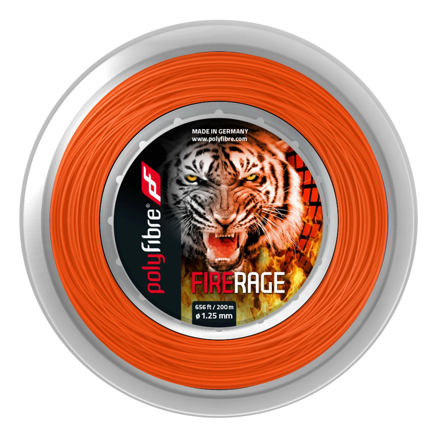 Firerage Ribbed 200m Saitenrolle - Rot 3 Firerage Ribbed 200m Saitenrolle - Rot