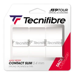 TECNIFIBRE Contact Slim 3er Pack - Weiß