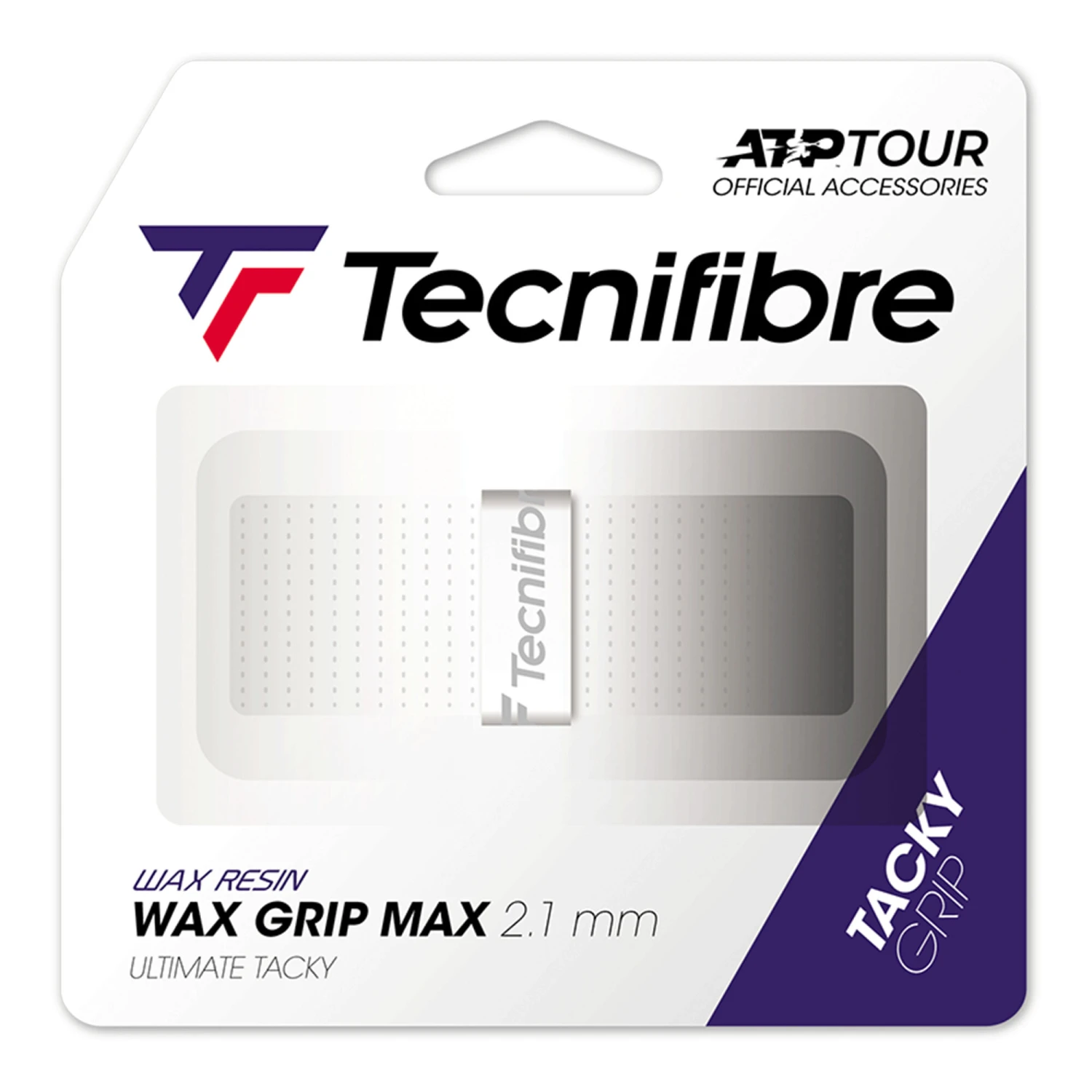 TECNIFIBRE Wax Max Grip 1er Pack - Weiß 3 TECNIFIBRE Wax Max Grip 1er Pack - Weiß