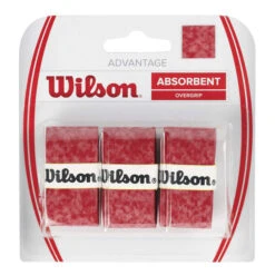 Wilson Advantage Overgrip 3er Pack - Rot -Dunlop Geschäft 0155500000 000 3