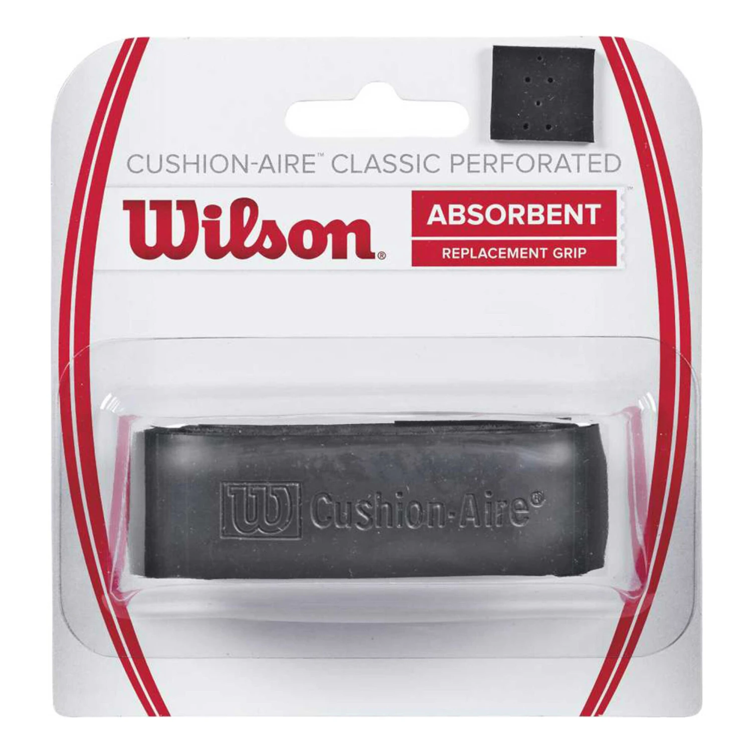 Wilson Cushion-Aire Classic Perforated 1er Pack - Schwarz 3 Wilson Cushion-Aire Classic Perforated 1er Pack - Schwarz