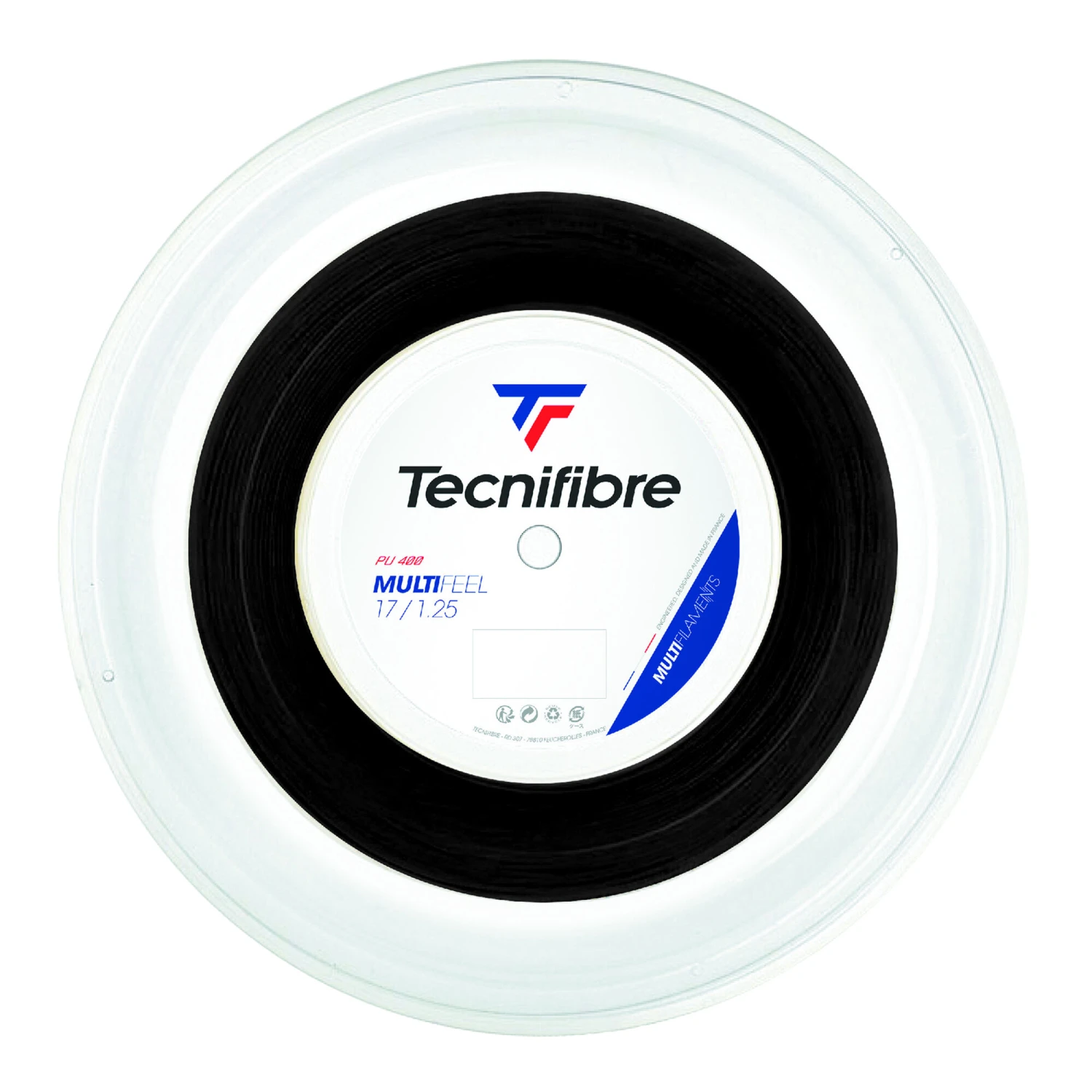 TECNIFIBRE Multifeel 200m Saitenrolle - Schwarz 3 TECNIFIBRE Multifeel 200m Saitenrolle - Schwarz
