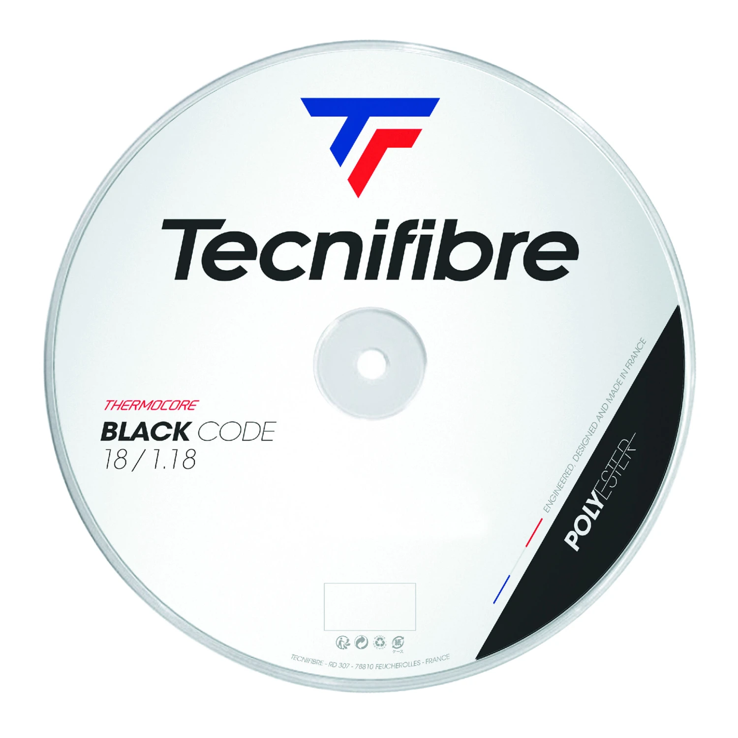 TECNIFIBRE Black Code 200m Saitenrolle - Schwarz 3 TECNIFIBRE Black Code 200m Saitenrolle - Schwarz