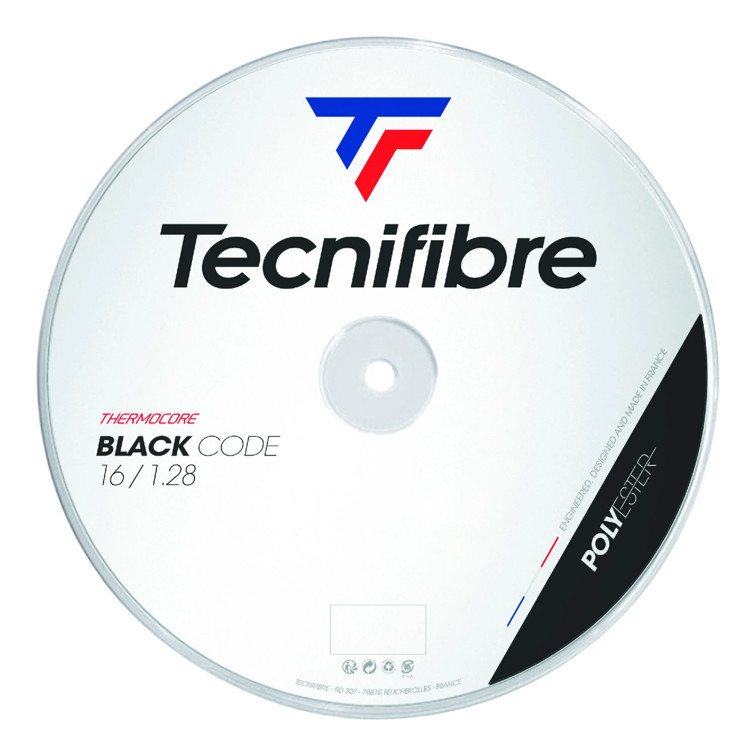 TECNIFIBRE Black Code Fire 200m Saitenrolle - Orange, Rot 3 TECNIFIBRE Black Code Fire 200m Saitenrolle - Orange, Rot