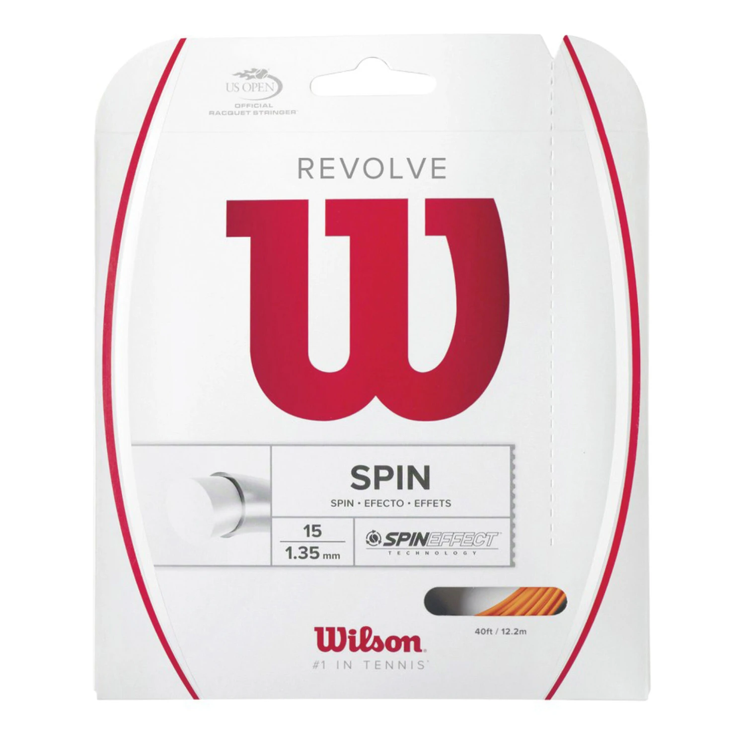 Wilson Revolve Saitenset 12,2m - Orange 3 Wilson Revolve Saitenset 12,2m - Orange