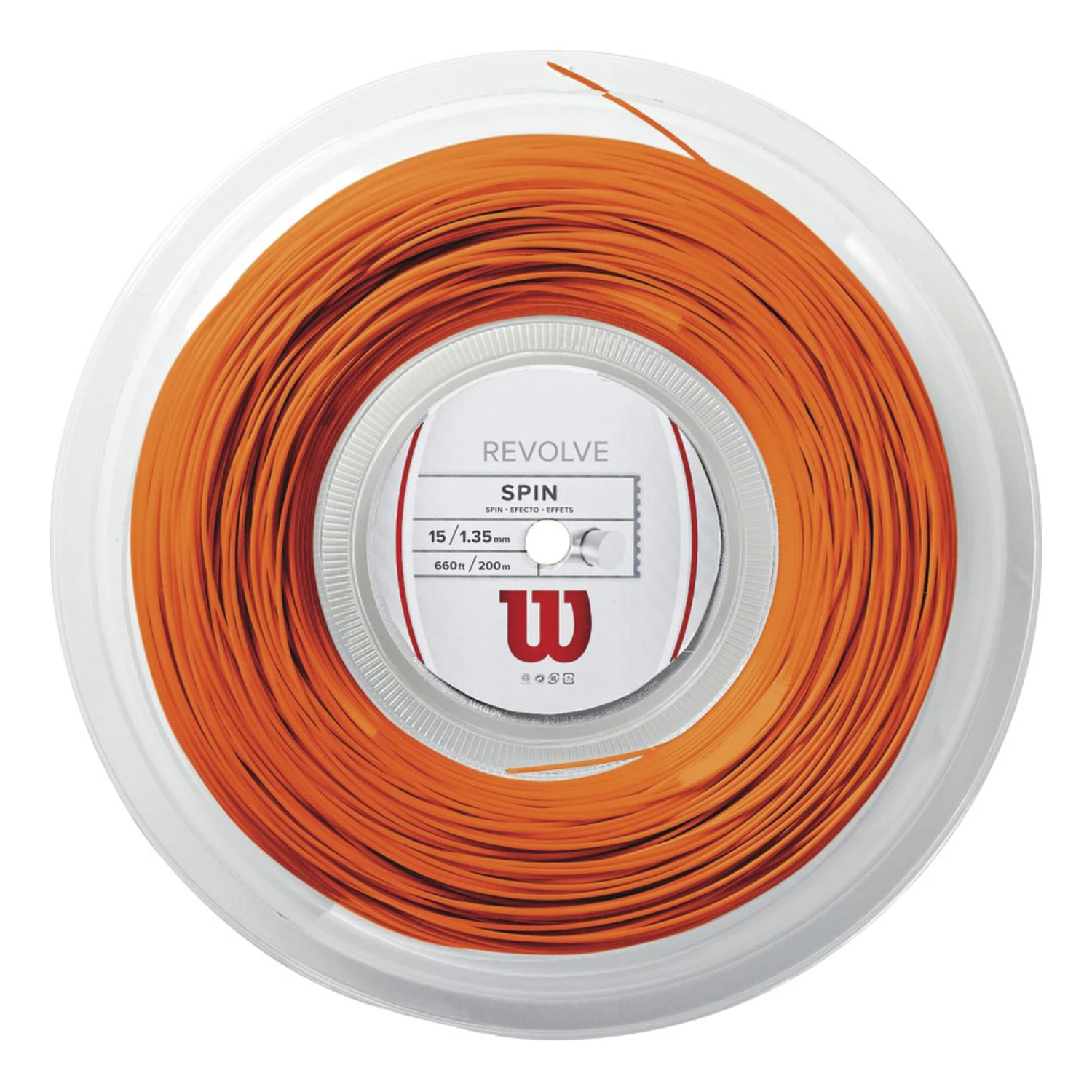 Wilson Revolve Saitenrolle 200m - Orange 3 Wilson Revolve Saitenrolle 200m - Orange