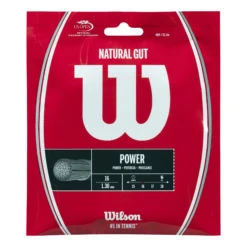 Wilson Natural Gut Saitenset 12,2m - Nude -Dunlop Geschäft 02009000 000