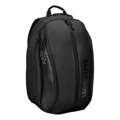 Wilson Federer DNA Rucksack - Schwarz, Schwarz Glänzend -Dunlop Geschäft 0217400000 0 1