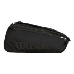 Wilson Super Tour Schlägertasche 15er - Schwarz -Dunlop Geschäft 0219800000 0 4