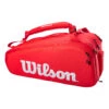 Wilson Super Tour Schlägertasche 15er - Rot, Weiß -Dunlop Geschäft 0220500000 0 1