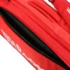 Wilson Super Tour Schlägertasche 6er - Rot, Weiß -Dunlop Geschäft 0220700000 11
