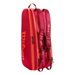 Wilson Tour Schlägertasche 6er - Rot, Orange -Dunlop Geschäft 0221200000 0 2