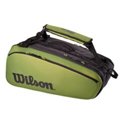 Wilson Blade Super Tour Schlägertasche 15er - Schwarz, Grün -Dunlop Geschäft 0225600000 0 3