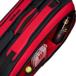 Wilson Clash Super Tour Schlägertasche 9er - Rot 15 Wilson Clash Super Tour Schlägertasche 9er - Rot -Dunlop Geschäft 0227600000 14