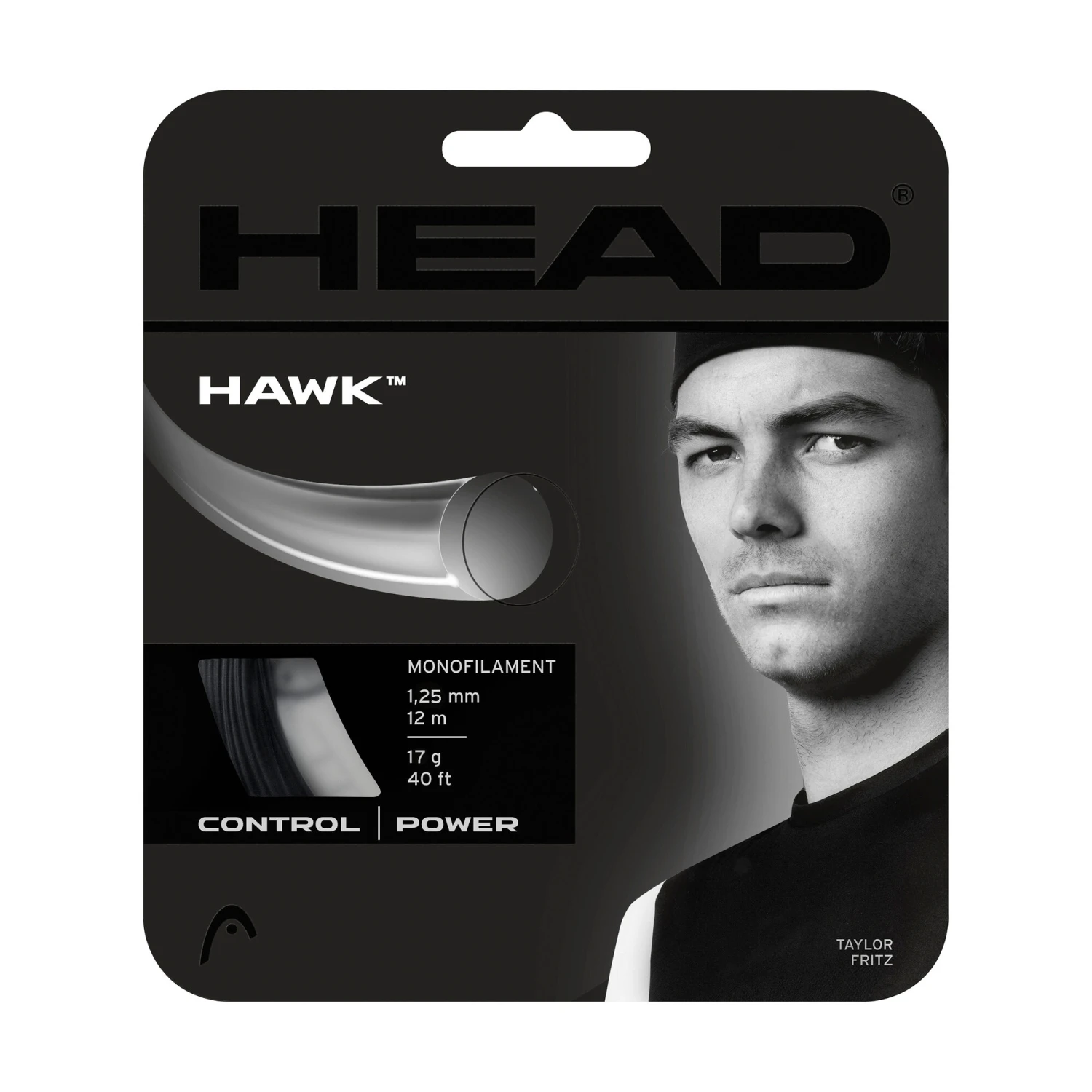 Head Hawk Saitenset 12m - Schwarz 3 Head Hawk Saitenset 12m - Schwarz