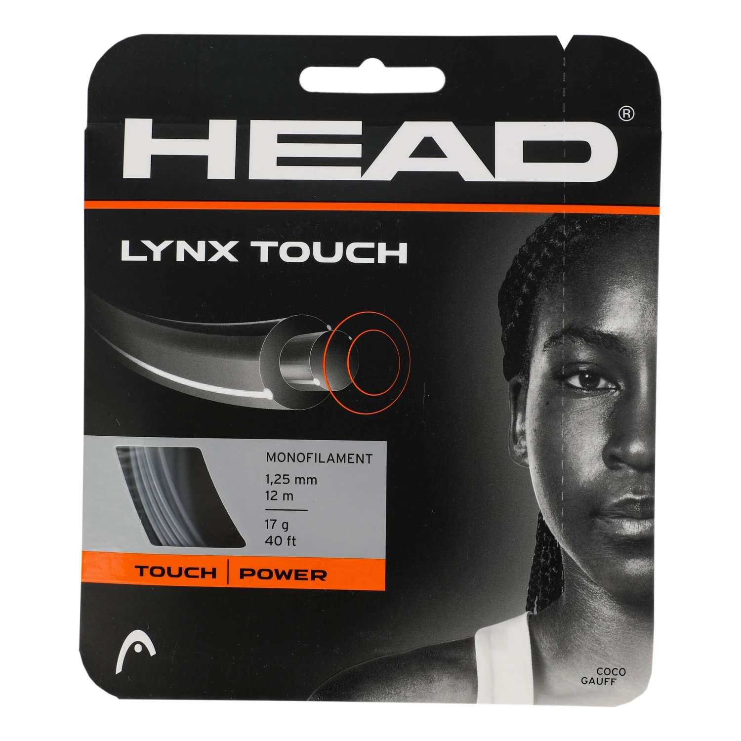Head Lynx Touch Saitenset 12m - Anthrazit 3 Head Lynx Touch Saitenset 12m - Anthrazit