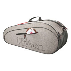 Wilson Team Schlägertasche 6er - Grau -Dunlop Geschäft 0235700000 10