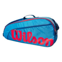 Wilson Junior Schlägertasche 3er - Blau, Orange -Dunlop Geschäft 0236700000 0 1
