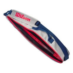 Wilson Junior Schlägertasche 3er - Grau, Rot -Dunlop Geschäft 0236800000 11