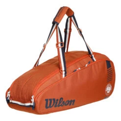 Wilson Roland Garros Team Schlägertasche 6er - Orange -Dunlop Geschäft 0237300000 0 1