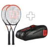Wilson 2x Clash 100 Plus Schlägertasche 1 Wilson 2x Clash 100 Plus Schlägertasche -Dunlop Geschäft 03870000 000