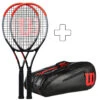 Wilson 2x Clash 100 Pro (Tour) Plus Schlägertasche 2 Wilson 2x Clash 100 Pro (Tour) Plus Schlägertasche -Dunlop Geschäft 03872000 000